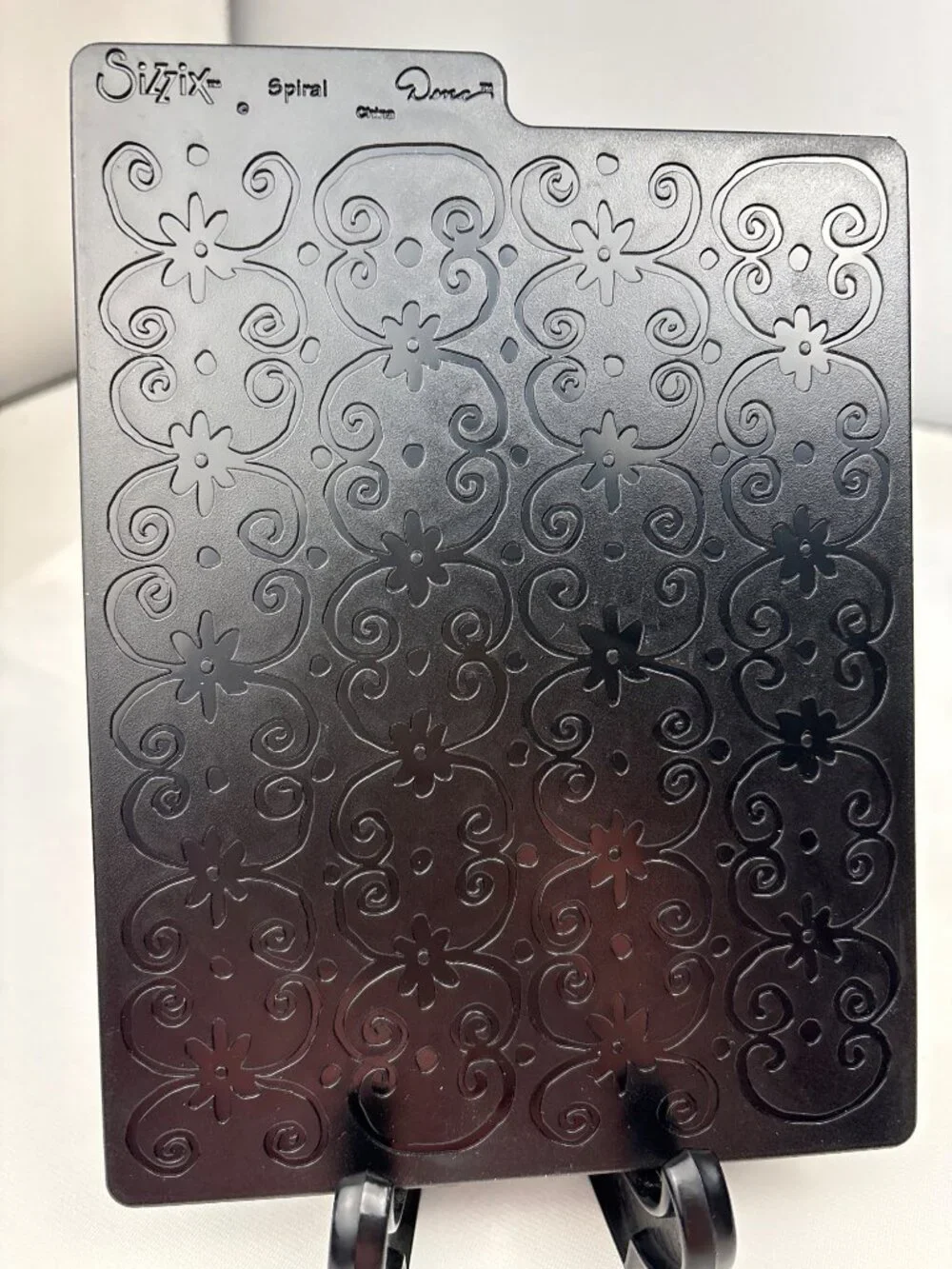 Sizzix Embossing Plate Spiral & Lattice 5x7